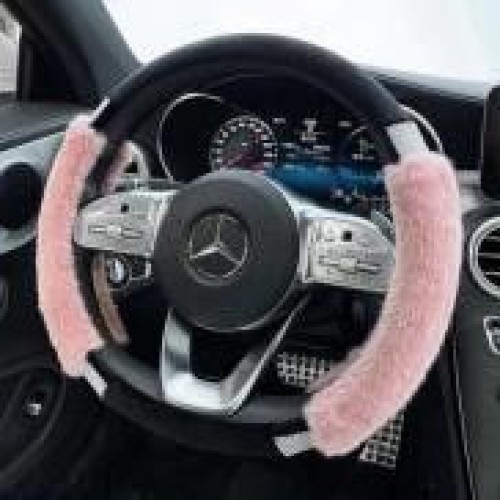 Plush Steering Wheel Cover