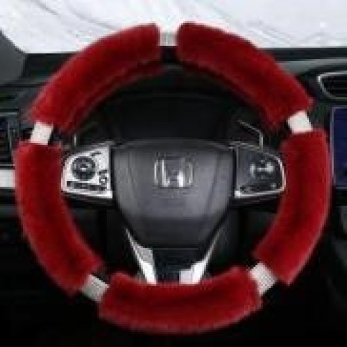 Steering Wheel Cover With Diamonds