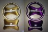 Golden Velvet Headrest Set