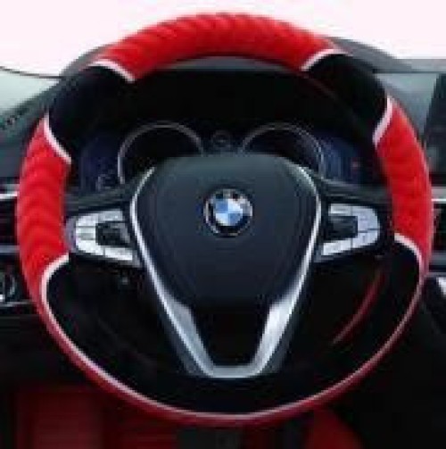 Cartoon Panda Steering Wheel Cover